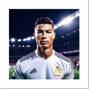 Cristiano Ronaldo Real Madrid FC Posters and Art